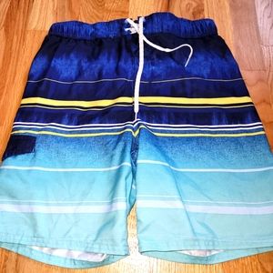 True Craft boys striped swim trunks